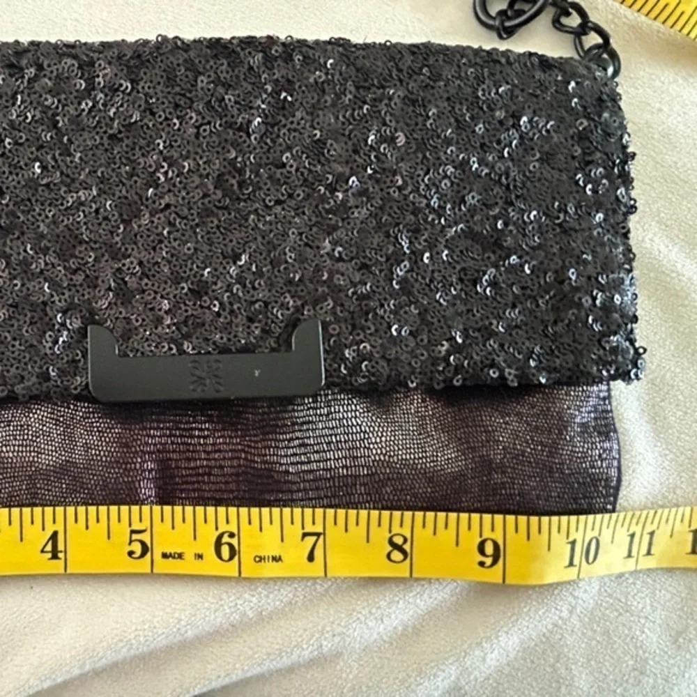 Simply Vera Vera wang‎ Elegant Black Sequin Shoulder Bag